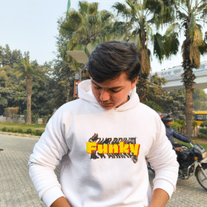 Funky Bold Print Hoodie